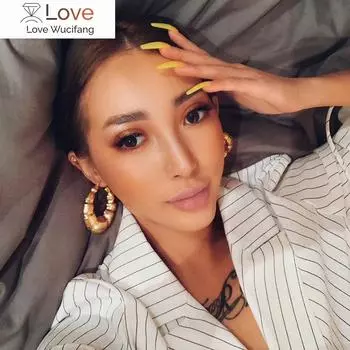 Серьги цвета меди и золота, дизайн ювелирных изделий для африканских женщин, свадебные аксессуары, подарок, большой размер 6.5cm*4.5cm