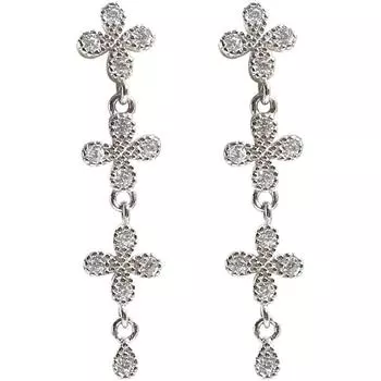 Серьги-цветы для женщин Простые нишевые дизайны для женщин В холодном стиле для женщин Новые стильные серьги