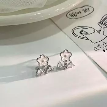 Серьги-цветы — маленькие и изысканные, милые и свежие серьги, милые и универсальные цветы