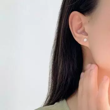 Серьги-цветы, маленькие, свежие, милые, в художественном стиле, милые и элегантные серьги для пирсинга