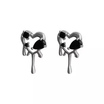 Серьги Diablo Love, женские нишевые серьги с холодным ветром, новая волна высококачественных сережек 2024 года.