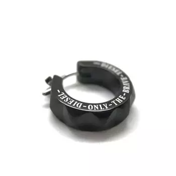 Серьги DIESEL одно ухо DX1273001 аксессуары ювелирные изделия черные унисекс мужские женские [Товар]