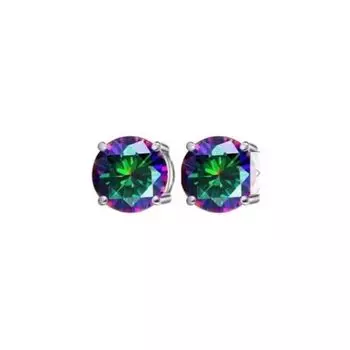 Серьги для лимфатической магнитотерапии для похудения, магнитотерапия, германиевые серьги для мужчин multicolor-6mm