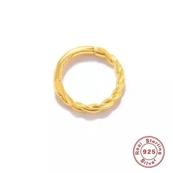 Серьги для пирсинга хряща в носу S925 пробы с открытым кольцом, модные серьги для пирсинга в носу, серьги для ног