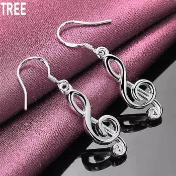 Серьги для пирсинга из стерлингового серебра 925 пробы, модные свадебные украшения 3.80*0.80cm