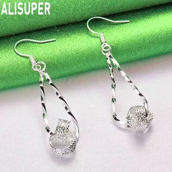 Серьги для пирсинга из стерлингового серебра 925 пробы, модные украшения для свадьбы .60*1.00cm