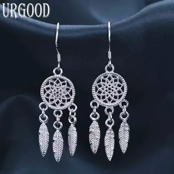 Серьги для пирсинга из стерлингового серебра 925 пробы, подвески, свадебные украшения 4.20*1.80cm