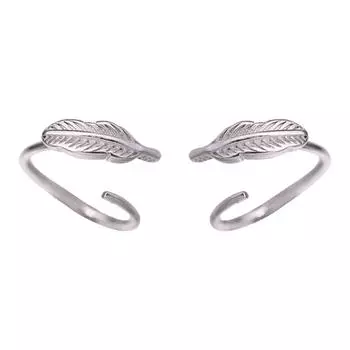 Серьги для женщин, маленькие серьги-перья, свежая и персонализированная корейская версия Niche Design Sense Student