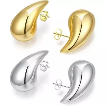 Серьги для женщин, стильные серьги-капли из нержавеющей стали, золотые серьги для женщин и девочек, серьги Love, комбинированные женские украшения