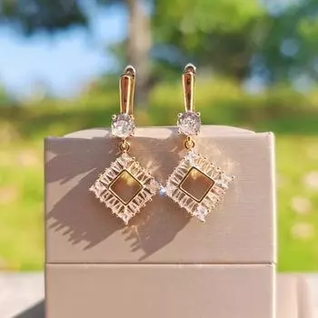 Серьги для женщин золотой