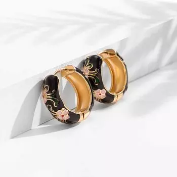 Серьги evry jewels Серьги-подвески Круглая серьга Милые серьги Новые серьги в китайском стиле Серьги-клипсы Серьги винтажные Серьги для женщин 2.5*2.1cm