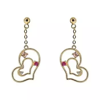 Серьги Flash Drill Hollow Love Simple Design Ins Cold Style Niche