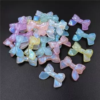 Серьги флуоресцентные подвески сердечки/бабочки/цилиндры свободные бусины DIY ювелирный материал для изготовления ожерелья 10 шт. column фиолетовый