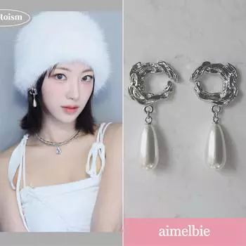 Серьги Гея - Серебро серебряный