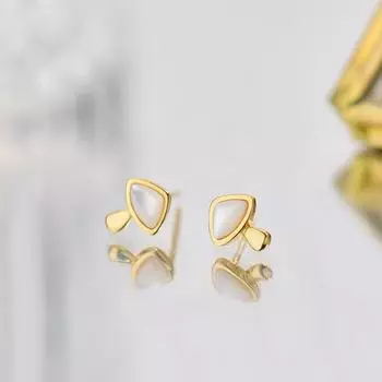 Серьги-грибы. Маленькие и изысканные, легкие, роскошные, высококачественные серьги-гвоздики для женщин.