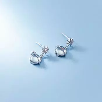 Серьги-гвоздики для пирсинга в виде звезды из стерлингового серебра 925 пробы для женщин и девочек, корейские украшения для вечеринок, подарок, подвески, Brincos eh586