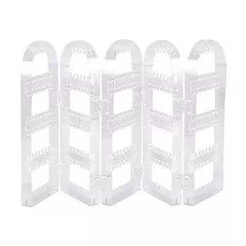 Серьги-гвоздики для ушей Ожерелье Стойка для выставки товаров ювелирных изделий Стенд-органайзер Держатель Чехол Коробка