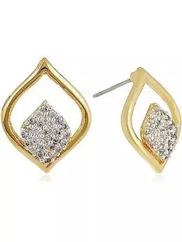 Серьги-гвоздики Estele из латуни с золотым и серебряным покрытием Ad Jyoth для девочек и женщин