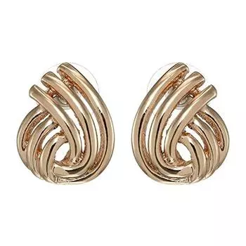 Серьги-гвоздики Estele Three Line модного дизайна для женщин на любой случай