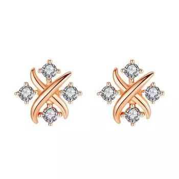 Серьги-гвоздики Fashion Time Love, милые и высококачественные маленькие серьги, простые серьги Mori Cute Student