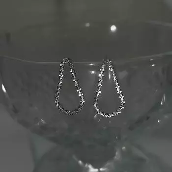 Серьги-гвоздики Gypsy Stars Sparkling, женские, простые, темпераментные, сияющие, простые серьги, легкие, роскошные, нишевые, дизайнерские серьги