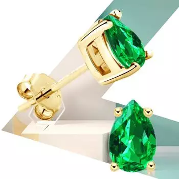 Серьги-гвоздики из драгоценного камня диаспор для женщин, стерлинговое серебро 925 пробы, танзанит, изумрудное покрытие, серьги из желтого золота 18 карат, изящные ювелирные изделия, подарок жёлтый