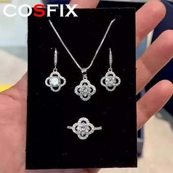 Серьги-гвоздики из муассанита для женщин, зеленые женские серьги-гвоздики из муассанита, роскошные желтые, синие, розовые женские серьги-гвоздики из муассанита