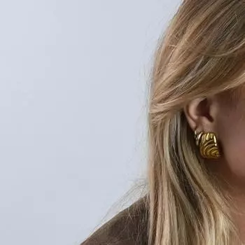 Серьги-гвоздики из нержавеющей стали 18 карат, женские модные универсальные серьги с резьбой из титановой стали, серьги не выцветают