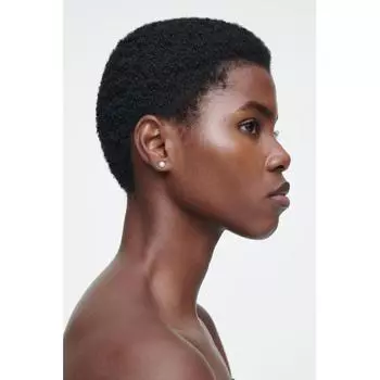 Серьги-гвоздики из пресноводного жемчуга COS Japan gold/NOSIZE