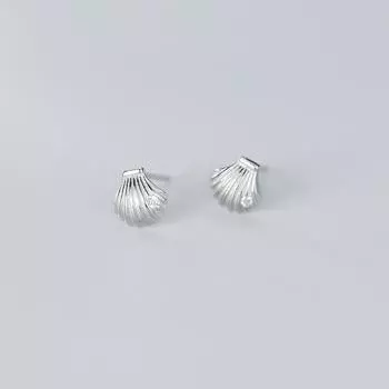 Серьги-гвоздики из ракушек, женские серьги в стиле летнего отпуска, небольшие серьги для повседневного ношения на берегу моря