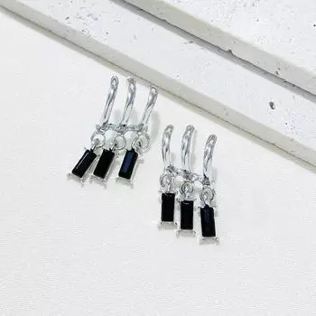 Серьги-гвоздики из серебра 925 пробы, модные, высококачественные, длинные, персонализированные серьги, модные трендовые украшения для ушей оптом