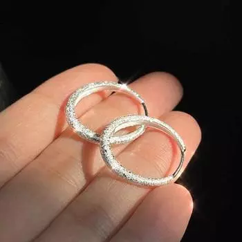 Серьги-гвоздики из стерлингового серебра 925 пробы с блестящей гипсофилой, женские романтические помолвки, модные украшения 2022 года, предотвращающие аллергию Eh1089