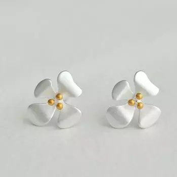 Серьги-гвоздики из стерлингового серебра 925 пробы для женщин, подарок, свадебная вечеринка, ювелирные изделия, букле-дорей, подвески Eh1017