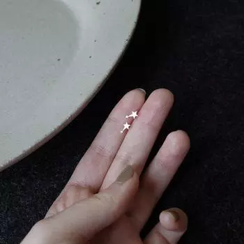 Серьги-гвоздики из стерлингового серебра 925 пробы с цирконием, женские, позолоченные 14 карат, модные, универсальные, студенческие украшения золотой