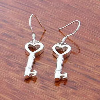 Серьги-гвоздики из стерлингового серебра для девочек, гламурные роскошные классические ювелирные изделия, подарки, модные подвески для ушей, аксессуары YE052 белый