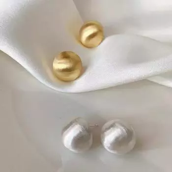 Серьги-гвоздики из стерлингового серебра матовые, простые, круглые, матовые, элегантные, высокого качества, модные, универсальные 925