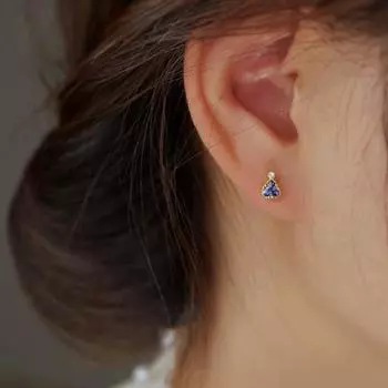 Серьги-гвоздики из стерлингового серебра S925 с цирконами, женские инкрустированные блестящие маленькие изысканные мини-легкие роскошные серьги 925