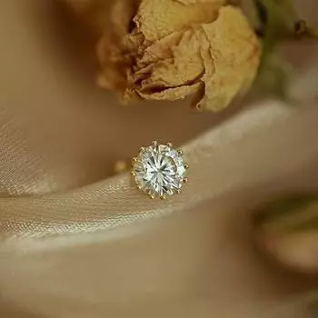 Серьги-гвоздики из стерлингового серебра S925 с несколькими когтями и блестящим цирконием для женщин, необычный дизайн, высококачественные легкие роскошные темпераментные серьги 925