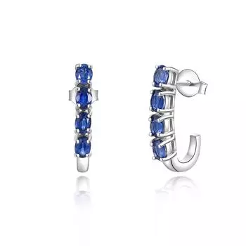 Серьги-гвоздики королевского синего цвета с настоящим кианитом и натуральными драгоценными камнями 2,4 карата, изысканные украшения для женщин и девочек, хороший подарок на день рождения s синий