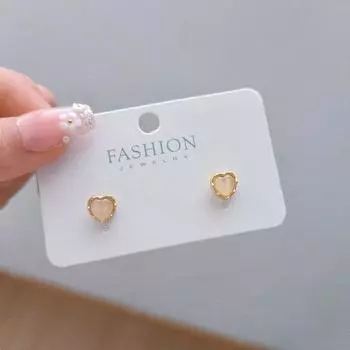 Серьги-гвоздики квадратного опала с цветочным темпераментом, легкие, роскошные, универсальные, высокого класса