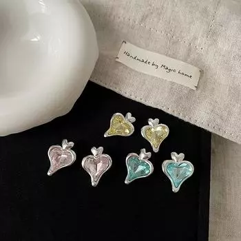 Серьги-гвоздики Love из циркония, женские, высокочувствительные, легкие, роскошные, элегантные, индивидуальные, простые, универсальные, темпераментные, модные серьги