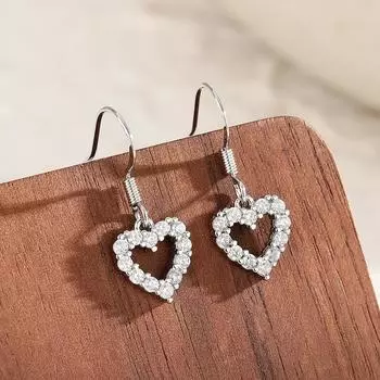 Серьги-гвоздики Love женские High Sense Fashion Простые универсальные серьги-крючки