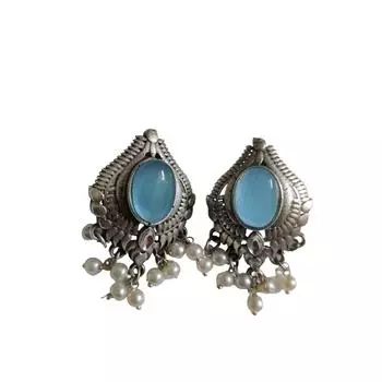 Серьги-гвоздики Monalisa из латуни с камнями I, серьги-гвоздики для женщин и девочек