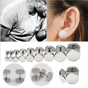 Серьги-гвоздики, простое украшение, неаллергенные круглые мужские серьги-гвоздики, подарок на день рождения 3mm