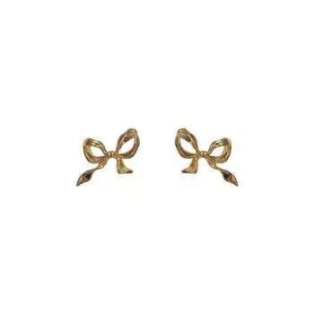 Серьги-гвоздики, японские и корейские серьги-бантики, новогодний стиль, модный и высококачественный, легкий, роскошный женский стиль