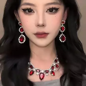 Серьги-гвоздики Retro Palace High-End с бахромой из бриллиантов и кристаллов, модные и универсальные, изысканные, роскошные и преувеличенные украшения для ушей