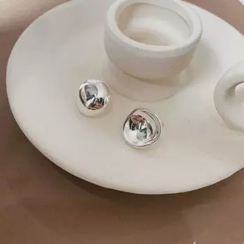 Серьги-гвоздики S925 для женщин, необычный дизайн, высококачественные корейские серьги Partysu, новые модные серьги из стерлингового серебра серебряный