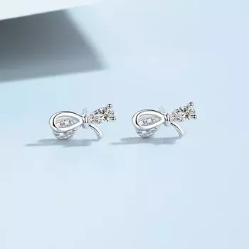 Серьги-гвоздики с бриллиантами Super Flash, женские, из серебра 999 пробы, модные, универсальные, темпераментные, милые и классные серьги 99