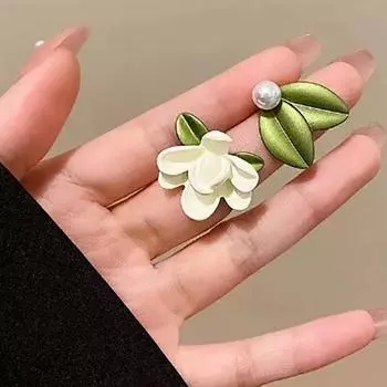 Серьги-гвоздики с цветами для женщин, модные свадебные украшения 1 Pairs