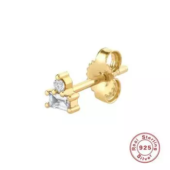 Серьги-гвоздики с кисточками и цепочками в уличном стиле хип-хоп для девушек, серьги-кольца из стерлингового серебра S925 925 silver